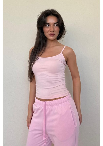 Pembe Askılı Basic Kadın Atlet MG2094