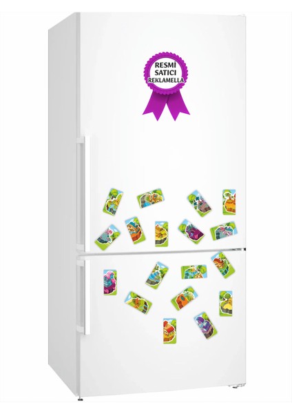 Evler Puzzle Magnet Seti 9 Adet, 18 Parça Dikkat Geliştiren Zeka Oyunu, Çocuk Oyalayan Oyuncak