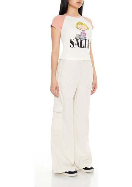 Wide-Leg Kargo Pantolon