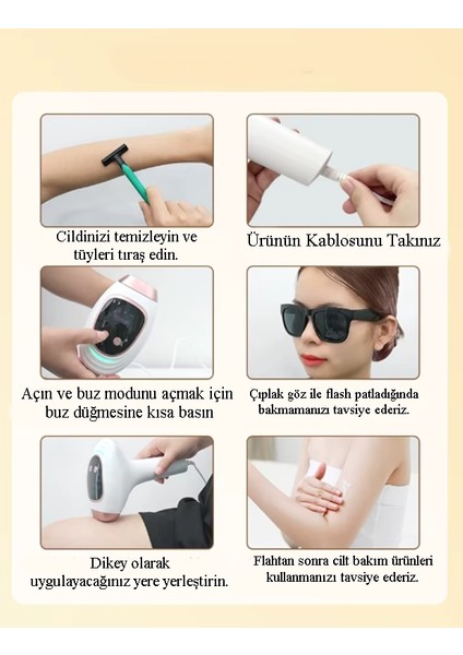 Nwn-4 Acısız Ipl Buz Lazer Epilasyon - Tüm Vücut - Tüm Ten Renkleri ile Uyumlu