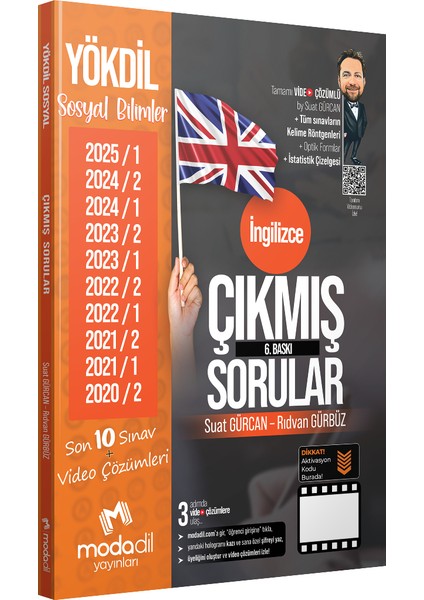 Yayınları YÖKDİL Sosyal Çıkmış Sorular Tamamı Video Çözümlü