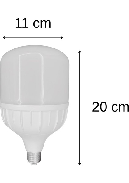 Chn 10'lu Paket 40W Büyük Boy 6500K Beyaz Işık E27 LED Tasarruflu Ampül