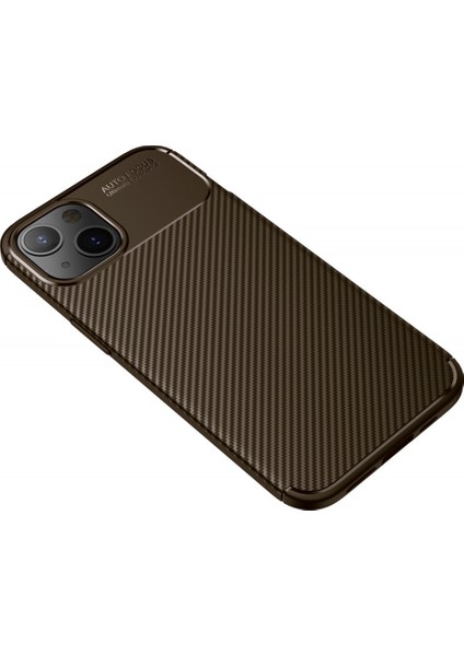 Apple iPhone 14 / 13 Kılıf Focus Carbon Desen Silikon Arka Kapak fiyatları