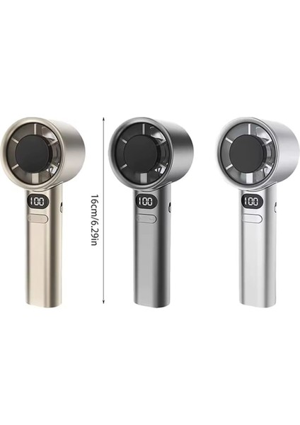 Hız ve Şarj Göstergeli, 120 Hız Ayarlı El Tipi Fan, Taşınabilir Mini Vantilatör, Şarjlı Soğutucu modelleri