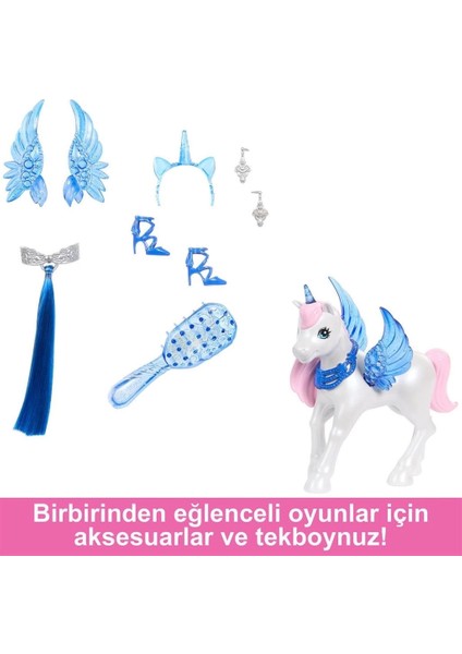 Nessiworld HRR16 Barbie Mavi Saçlı Prenses Bebek