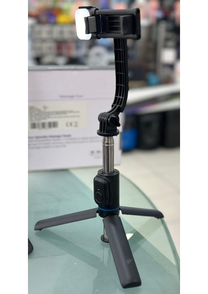 Rose Teknoloji Masaüstü Ayarlanabilir Ayaklı Bluetooth Kumandalı Selfie Çubuğu Tripod