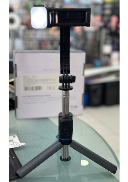 Rose Teknoloji Masaüstü Ayarlanabilir Ayaklı Bluetooth Kumandalı Selfie Çubuğu Tripod