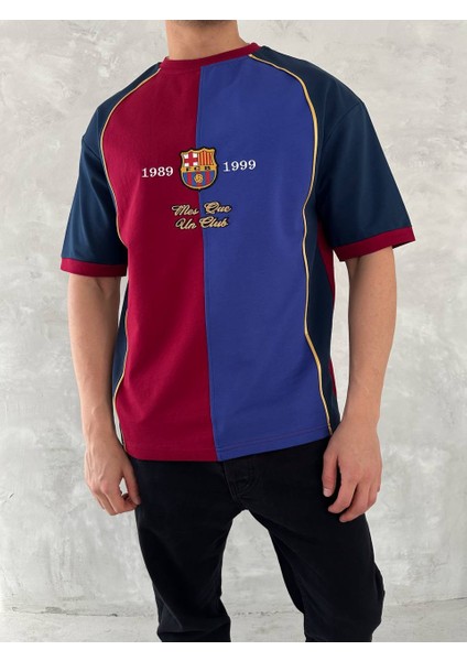 Oversize Barcelona Taraftar Tişört