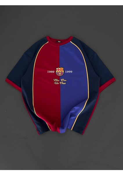 Oversize Barcelona Taraftar Tişört
