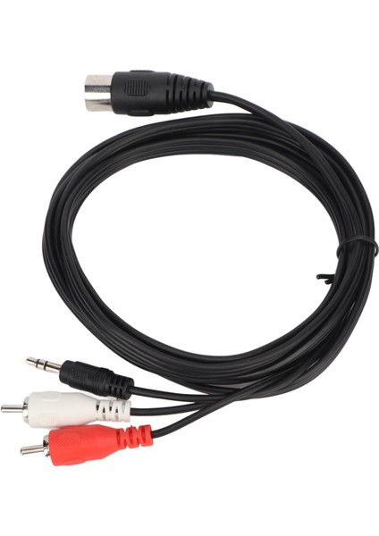 Dın 8 Pin - 3,5 mm 2 Rca Kablo Erkek - Erkek Büyük Dın Ses Adaptör Kablosu Amplifikatör Alıcı Subwoofer Için 5,9 Ft (Yurt Dışından) indirimleri