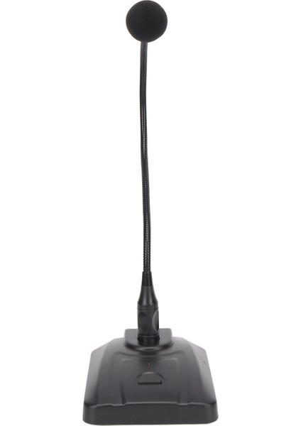 Kaz Boynu Kondansatör Mikrofon Esnek 6.35MM Kablolu Masaüstü Mikrofonu Yayın Konferans Ders Için (Yurt Dışından)
