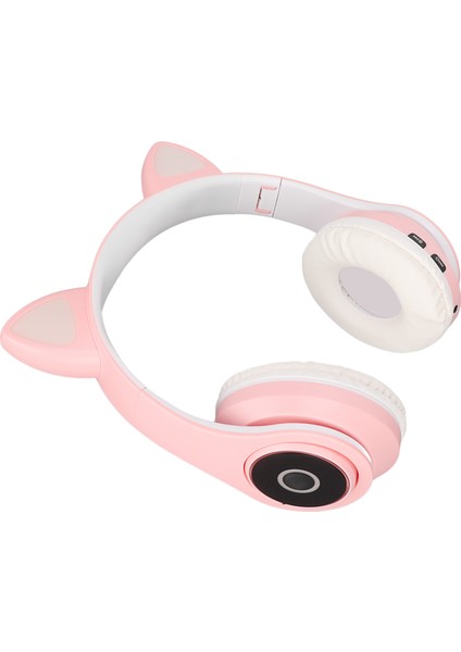 LXB39A Kedi Kulaklı Bluetooth Kulaklık Sevimli Ayarlanabilir Bas Taşınabilir Kablosuz Bluetooth Kulaklık Ses Kablosu ile Çocuklar Için (Pembe) (Yurt Dışından) fiyatları