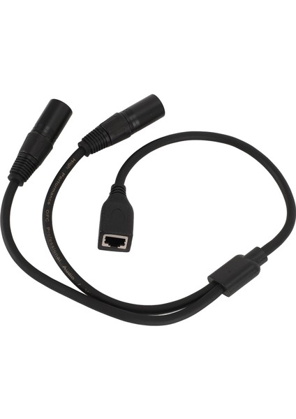Çift Xlr 3pin Erkek - RJ45 Dişi Adaptör Kablosu Xlr - RJ45 Y Ayırıcı Kablo Dmx Con Kontrol Cihazı Serisi Için 1,6 Ft Uzunluk (Yurt Dışından) fiyatları
