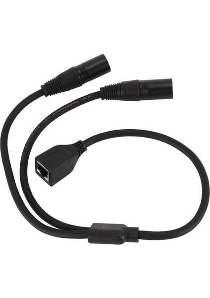 Çift Xlr 3pin Erkek - RJ45 Dişi Adaptör Kablosu Xlr - RJ45 Y Ayırıcı Kablo Dmx Con Kontrol Cihazı Serisi Için 1,6 Ft Uzunluk (Yurt Dışından) indirimleri