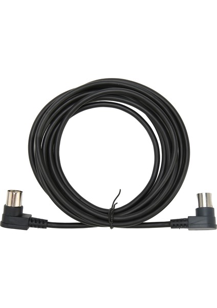 90 Derece Açı 5 Pin Dın Kablo Sağ Açı Erkek-Erkek Mıdı Ses Kablosu Tv Gözetim Kamerası Için 3 M / 9.8 Ft (Yurt Dışından)