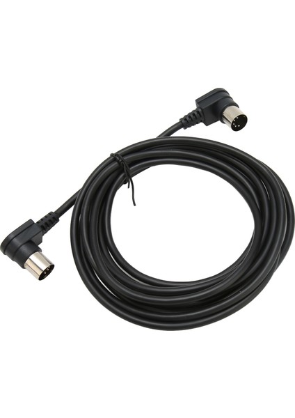 90 Derece Açı 5 Pin Dın Kablo Sağ Açı Erkek-Erkek Mıdı Ses Kablosu Tv Gözetim Kamerası Için 3 M / 9.8 Ft (Yurt Dışından) fiyatları