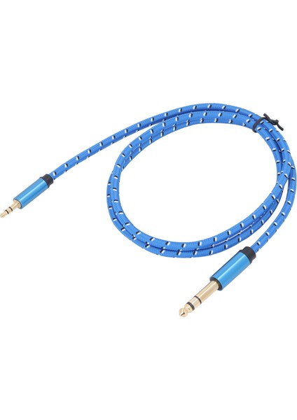 3,5 mm Ila 6,35 mm Stereo Kablo 1/4 Ila 1/8 Çift Yönlü Ses Gitar Ev Sinema Cihazları Hoparlör Amplifikatörleri 9,8 Ft (3 Metre) (Yurt Dışından)