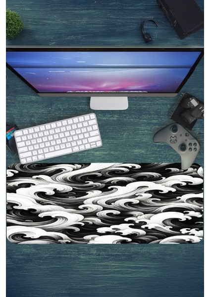 Gaming Oyuncu Xl Mouse Pad Kaydırmaz Dikişli Mousepad 80X30 cm