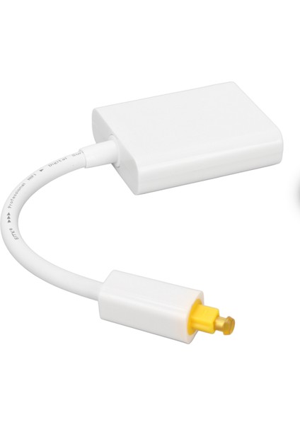 Optik Kablo Ayırıcı 1 Giriş 2 Çıkış Surround Ses Dijital Optik Fiber Ses Kablosu DVD CD Oynatıcı Bilgisayar Amplifikatör Beyaz (Yurt Dışından)