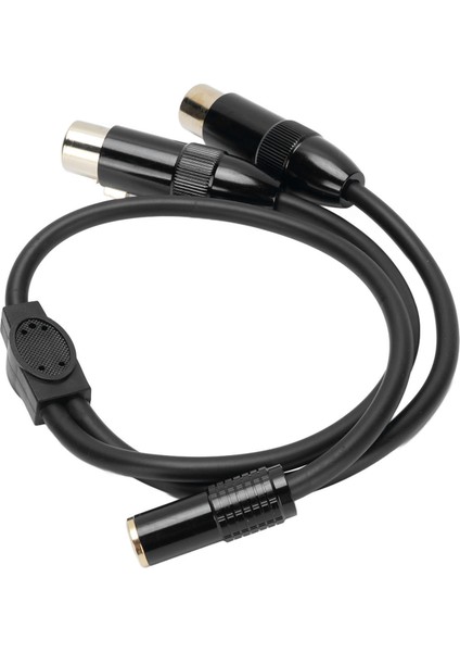 3,5 mm Dişi - Çift Xlr Dişi Kablo 0,5 M Uzunluk 3,5 mm 1/8 Inç Aux - Xlr Dengesiz Y Ayırıcı Kablo (Yurt Dışından) fiyatları