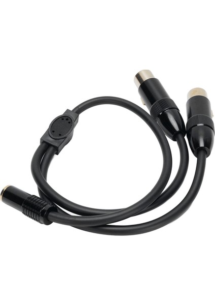 3,5 mm Dişi - Çift Xlr Dişi Kablo 0,5 M Uzunluk 3,5 mm 1/8 Inç Aux - Xlr Dengesiz Y Ayırıcı Kablo (Yurt Dışından) modelleri