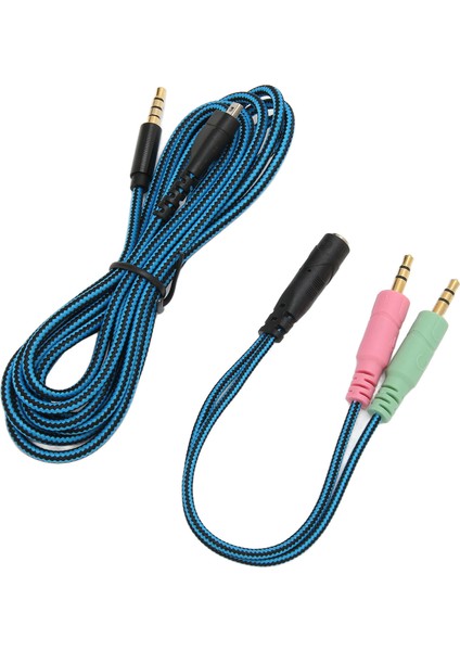 Kulaklık Kablosu Kayıpsız Ofc Çekirdek Yedek Kulaklık Ses Kablosu Y Adaptörlü Steelseries Arctis 3 5 7 Pro 6.5ft (Yurt Dışından)