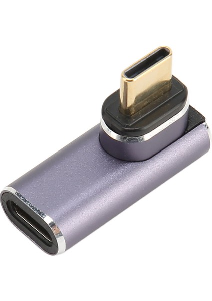 USB C 3.1 Manyetik Dik Açı Adaptörü Pd 140W Hızlı Şarj 40GBPS 8k 90 Derece Tip C Manyetik Adaptör MacBook Pro Için (Yurt Dışından) fırsatları