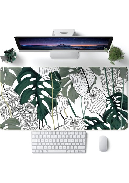 Gaming Oyuncu Xl Mouse Pad Kaydırmaz Dikişli Mousepad 80X30 cm fiyatları