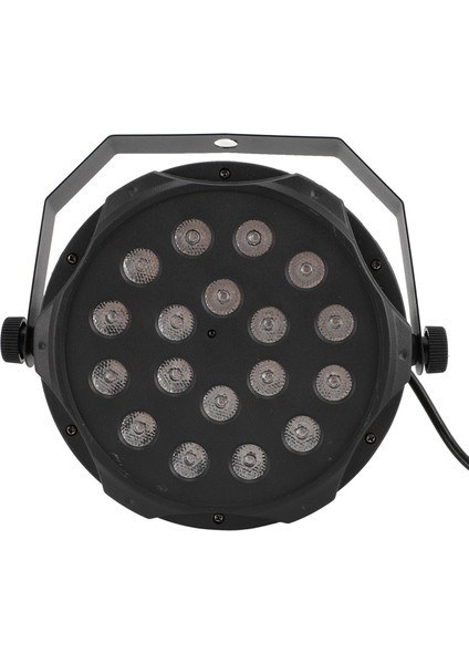 LED Sahne Işığı 18 x 3W Sesle Etkinleştirilen 2 Çalışma Modu Rgb Par Can Işık Performans Parti Düğün Kulübü Için Ab Fişi 100 Ila 240V (Yurt Dışından) fiyatları