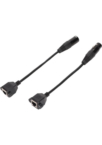 Adet Xlr3 - RJ45 Kablo 3 Pinli Tak ve Çalıştır Dişi Xlr Ağ Kablosu LED Şerit Kayıt Stüdyosu Için (Yurt Dışından)