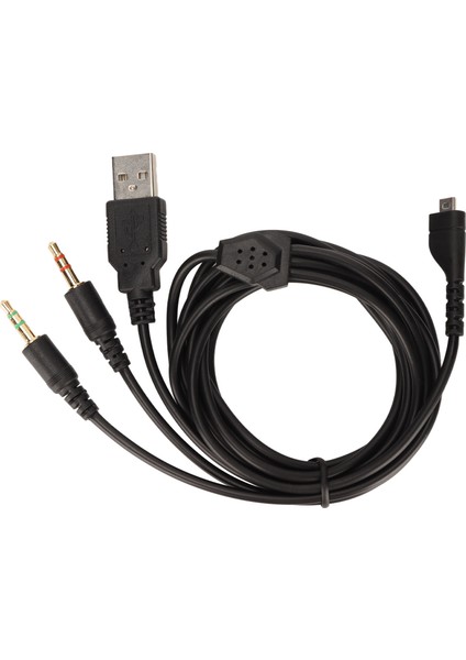 Kulaklık Kablosu 3'ü 1 Arada Fişler Işıklı Yedek Oyun Kulaklığı Kablosu Steelseries Arctis 3 5 7 Pro 6.5ft (Yurt Dışından) modelleri