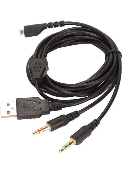 Kulaklık Kablosu 3'ü 1 Arada Fişler Işıklı Yedek Oyun Kulaklığı Kablosu Steelseries Arctis 3 5 7 Pro 6.5ft (Yurt Dışından) fırsatları
