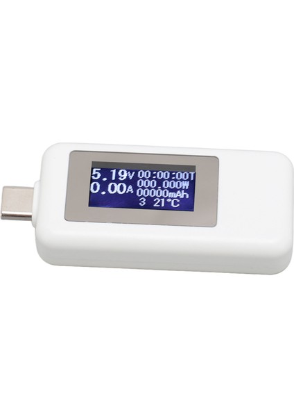 Kws 1802C Tip C Voltaj Akım Güç Ölçer 0‑5.1A 4‑30V 0‑155W 0 Ila 99 Saat Laboratuvarlar Için USB C Dijital Multimetre (Yurt Dışından)