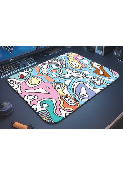 Gaming Oyuncu Xl Mouse Pad Kaydırmaz Dikişli Mousepad 480X400X4 mm Dikişli Premium Model