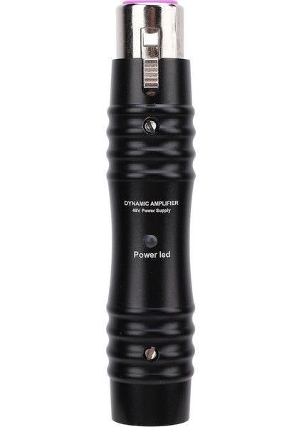 Dinamik Mikrofon Ön Amfisi Profesyonel Gürültü Önleme 48V Xlr Mikrofon Ön Amfisi Mikser Karaoke Ses Kartı Siyah (Yurt Dışından)