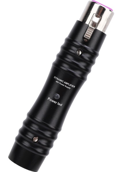 Dinamik Mikrofon Ön Amfisi Profesyonel Gürültü Önleme 48V Xlr Mikrofon Ön Amfisi Mikser Karaoke Ses Kartı Siyah (Yurt Dışından)