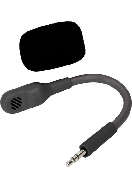 Barracuda x Kablosuz Oyuncu Kulaklığı Profesyonel 3.5mm Çıkarılabilir Oyuncu Boom Mikrofonu Siyah Için Mikrofon Değişimi (Yurt Dışından)
