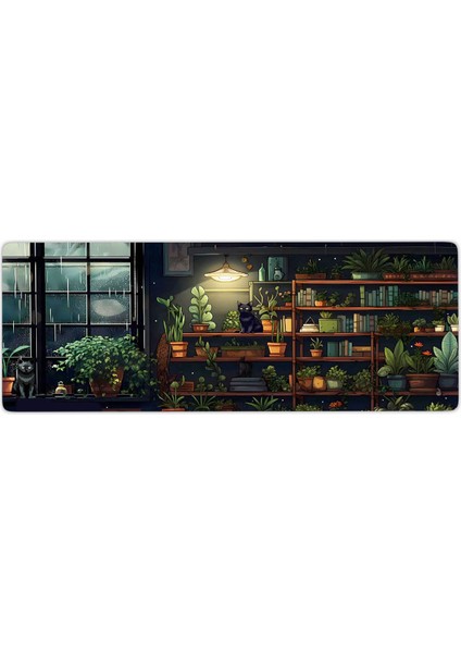 Gaming Oyuncu Xl Mouse Pad Kaydırmaz Dikişli Mousepad 80X30 cm