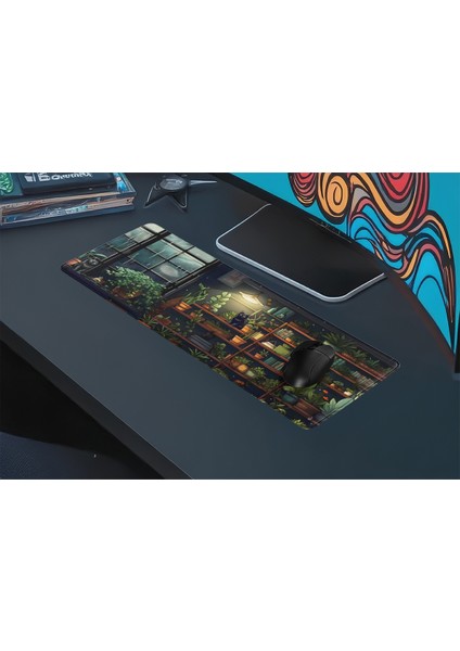 Gaming Oyuncu Xl Mouse Pad Kaydırmaz Dikişli Mousepad 80X30 cm