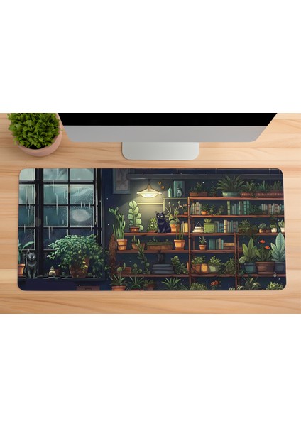 Gaming Oyuncu Xl Mouse Pad Kaydırmaz Dikişli Mousepad 80X30 cm