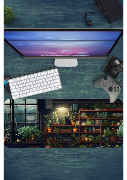 Gaming Oyuncu Xl Mouse Pad Kaydırmaz Dikişli Mousepad 80X30 cm