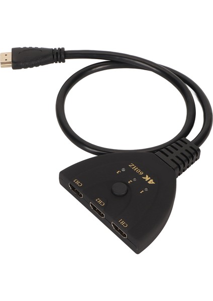 Hd Multimedya Arayüz Anahtarı 4K 60Hz 3'ü 1 Arada Çıkış Çift Yönlü Hd Multimedya Arayüz Ayırıcı Tv Monitör Projektör Bilgisayar Için (Yurt Dışından) indirimleri