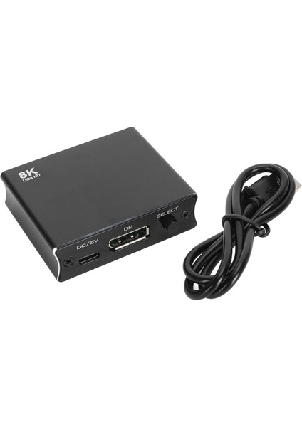 Displayport Çift Yönlü Anahtar 8k 30Hz 2 Giriş 1 Çıkış 1 Giriş 2 Çıkış Dp 1.4 Anahtar Dp Ayırıcı Çift Monitör Pc Dizüstü Bilgisayar Için (Yurt Dışından)