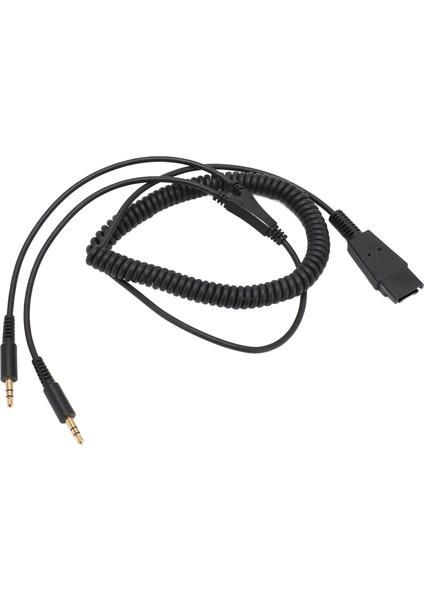 Hızlı Bağlantı 3,5 mm Kablo Qd'den Çift 3,5 mm Adaptör Kablosuna Plantronics Kulaklık ve Pc Ses Kartı Için (Yurt Dışından) indirimleri