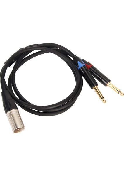 Çift 1/4 Inç Xlr Erkek Y Ayırıcı Kablo Xlr Erkek Çift 6.35MM Ts Mono Fiş Mikrofon Ses Dönüştürücü Adaptör 1m/3.3ft (Yurt Dışından) fırsatları