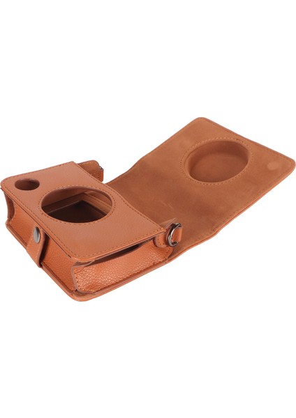 Mini Evo Kamera Kılıfı Için Retro Pu Deri Koruyucu Kılıf Mini Evo Için Mini Evo Anlık Kamera Için Çıkarılabilir Omuz Askılı (Yurt Dışından)