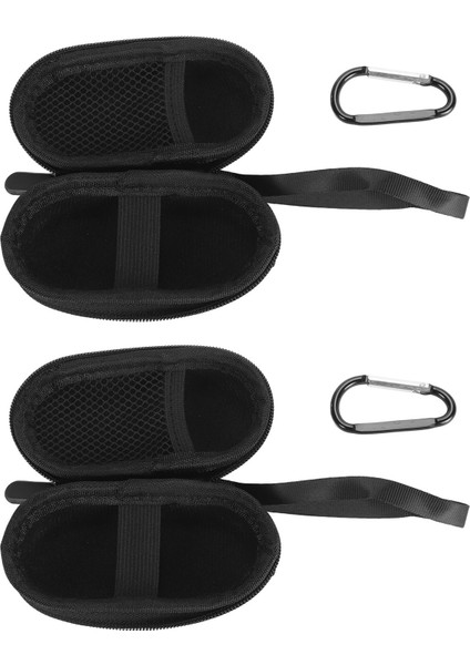 2 Adet Spor Kulaklık Taşıma Çantası Çizilme Önleyici Eva Hafif Kablosuz Kulaklık Kılıfı Seyahat Için Saplı Kancalar (Yurt Dışından)
