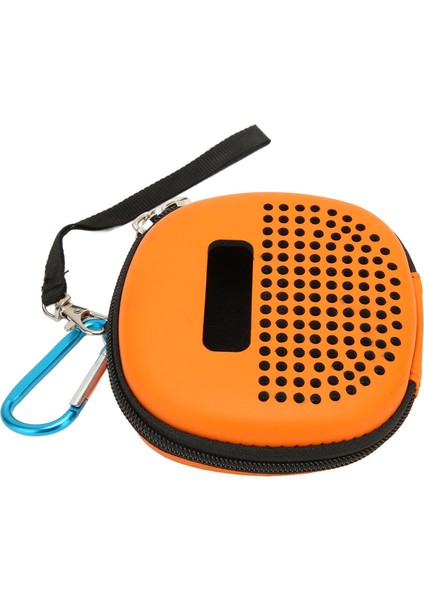 Mikro Bluetooth Hoparlör Kılıfı Darbeye Dayanıklı Çizilmeye Dayanıklı Su Geçirmez Taşınabilir Eva Yarı Sert Kılıf Metal Kancalı Turuncu (Yurt Dışından) fırsatları