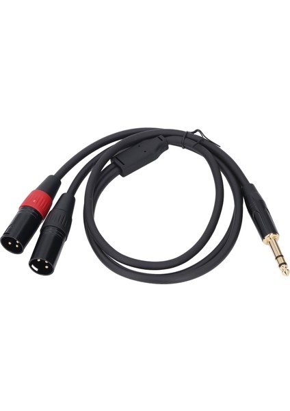 1/4 Inç Çift Xlr Erkek Y Ayırıcı Kablo 6.35MM Stereo Kablo Dengesiz 2 Xlr Erkek Çeyrek Inç Adaptör Kablosu 3 Metre / 9.8 Ft (Yurt Dışından)