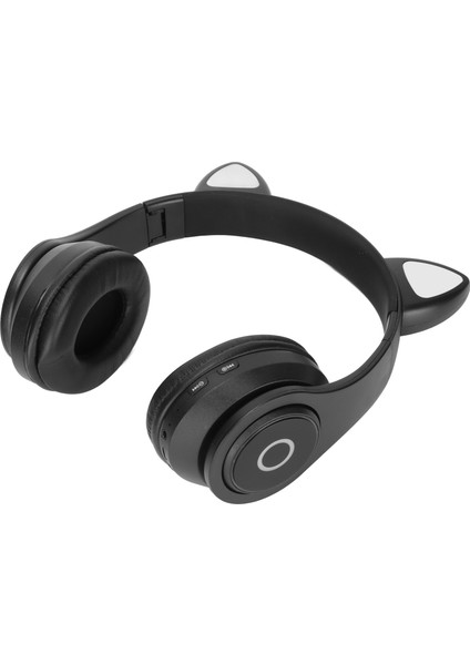 B39 Kedi Kulaklı Bluetooth Kulaklık Sevimli Ayarlanabilir Bas Taşınabilir Kablosuz Bluetooth Kulaklık Ses Kablosu ile Çocuklar Için (Siyah) (Yurt Dışından) fırsatları